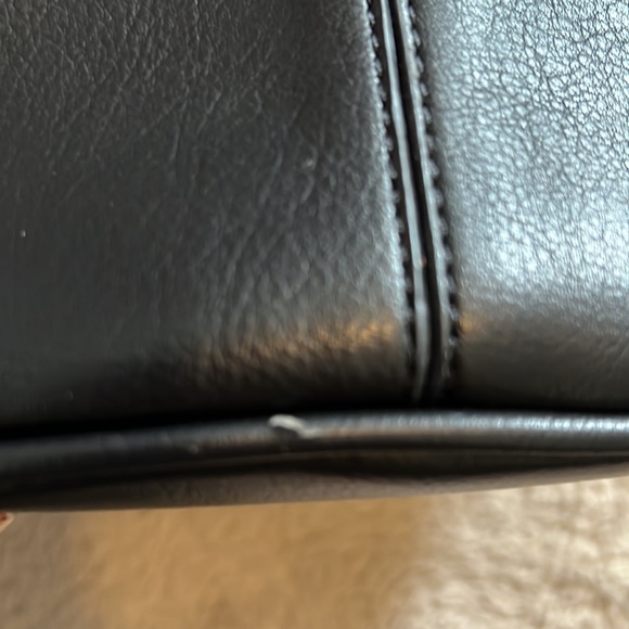 Vintage Betsey Johnson Black Bag with Gold Accents - Picture 10 of 11